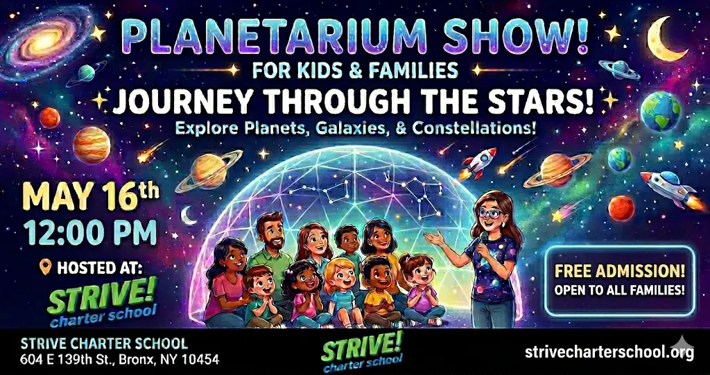 image (2) Planetarium Show for Kids and Families at Strive Charter School on Saturday, May 16 at 12 PM